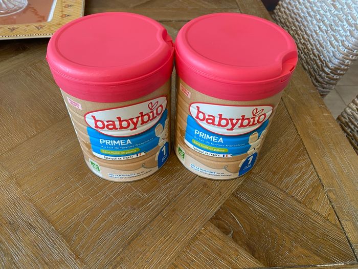 Lot de 2 boîtes de lait BABYBIO PRIMEA 1er âge
