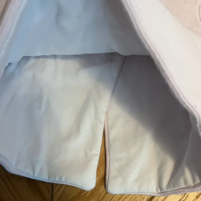 Veste burnous bébé fille doublée - rose pale jacadi 6m - photo numéro 6