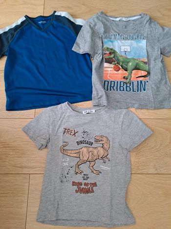 Lot de tshirts 5-6 ans