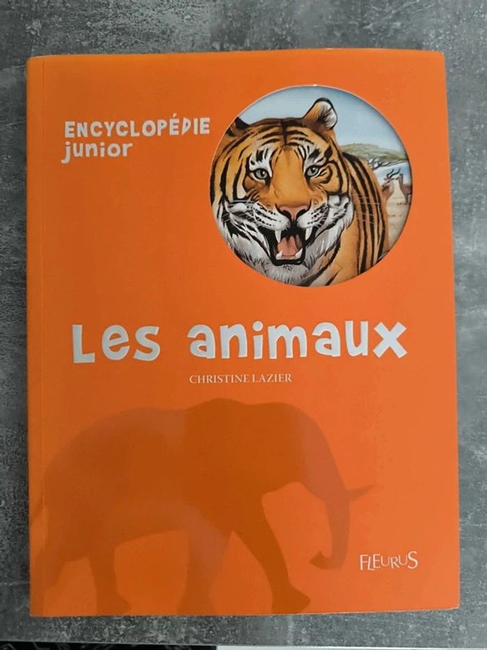 Livre encyclopédie des animaux