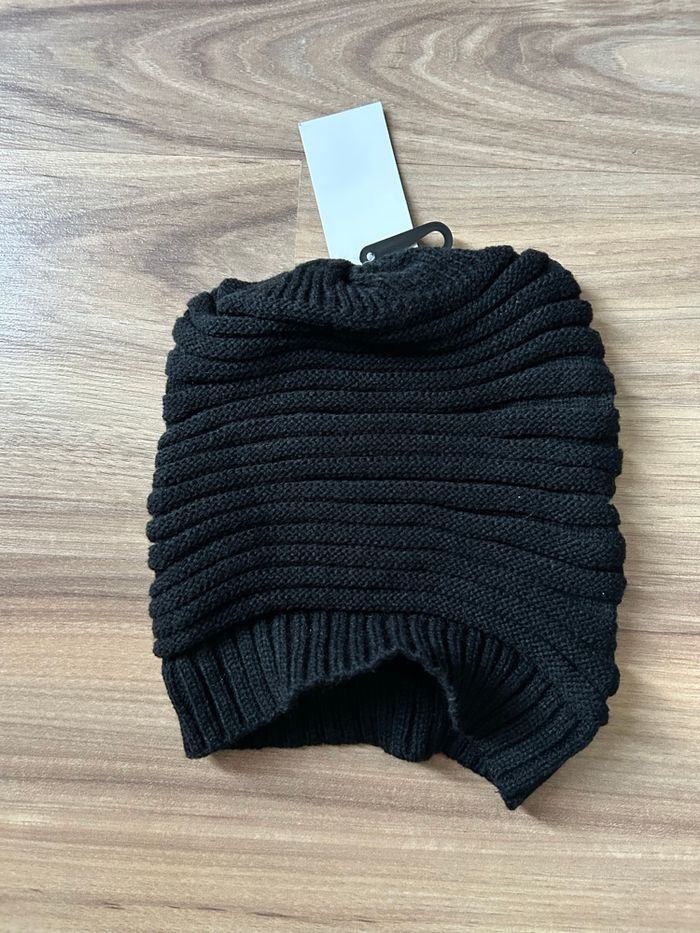 Bonnet noir uni Neuf Homme Winter Wear Taille Unique - photo numéro 5