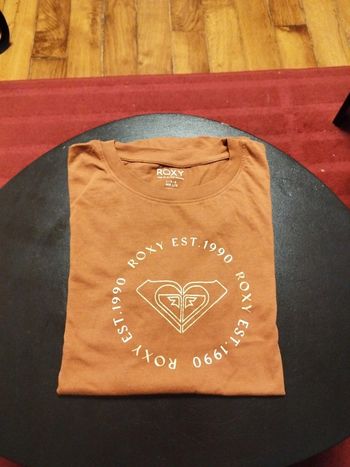 T shirt Roxy marron