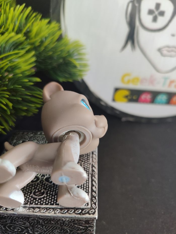 My Littlest Petshop Pet Shop LPS Authentic Authentique dog Great Dane 184 Blue - photo numéro 8