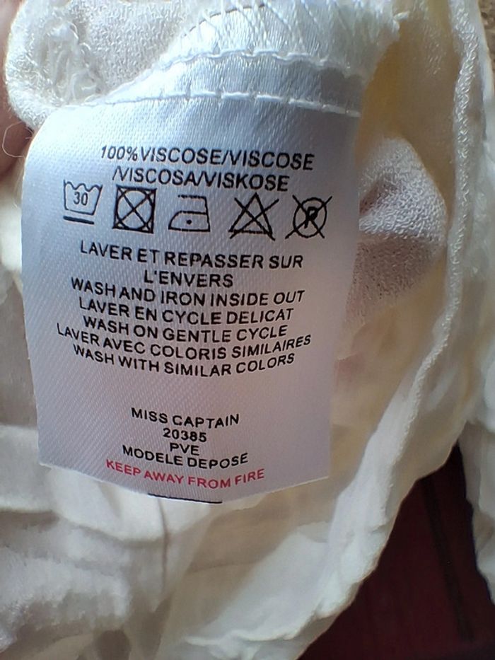 Blouse manches longues Miss Captain taille 40 - photo numéro 6