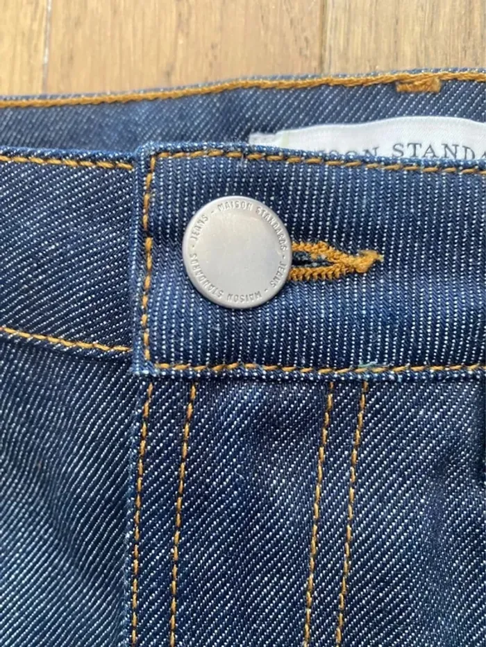 Mini jupe en jean bleu Maison Standards taille S - photo numéro 3