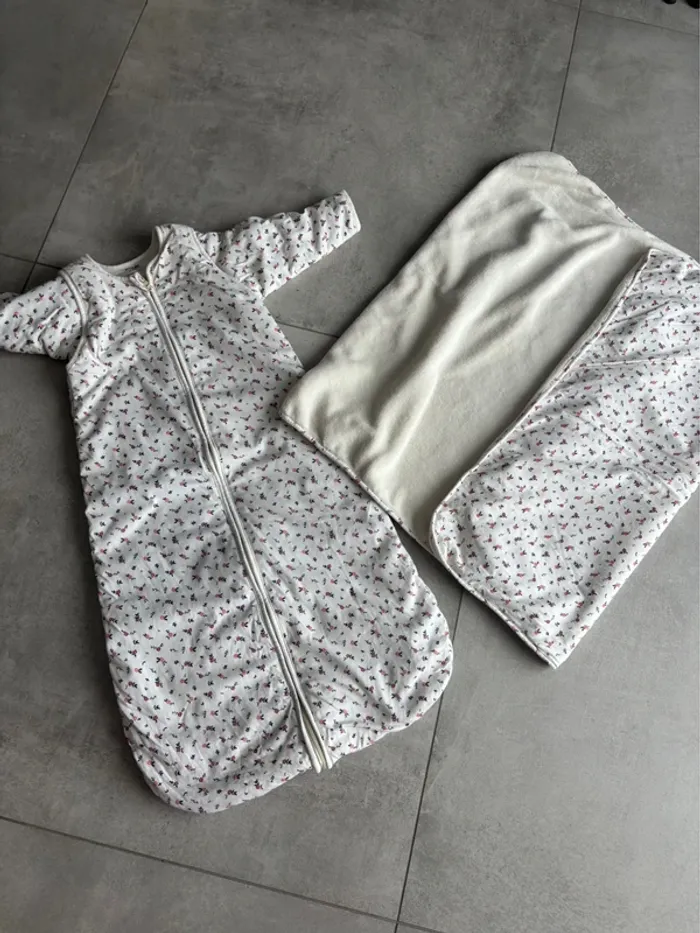 Ensemble Gigoteuse et plaid bébé