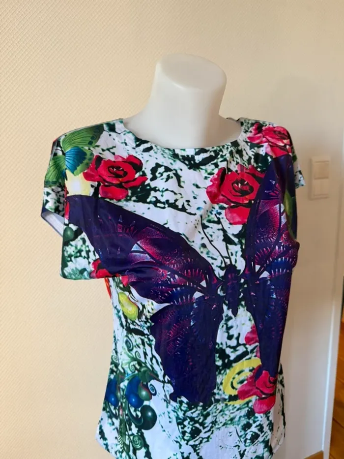 T- shirt colore neuf taille 38 - photo numéro 2