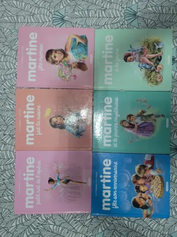 Lot de livres Martine