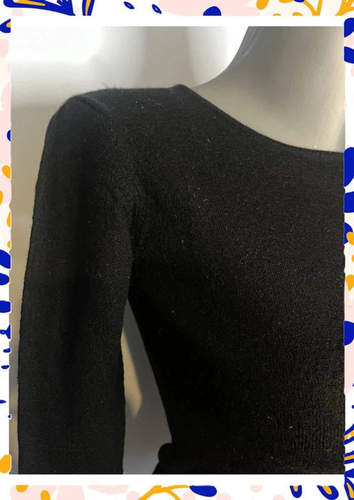 Élégance intemporelle – Pull Court Noir Georges Rech – Taille 3 🖤 - photo numéro 3