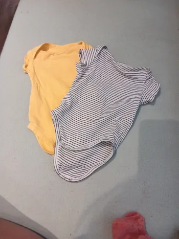 Deux body manches courtes TAO