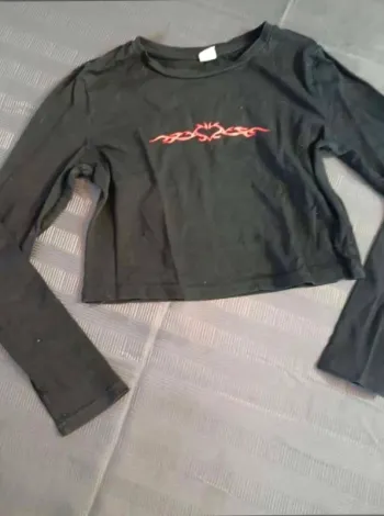 Crop  top  shein  manche  longue 12 ans
