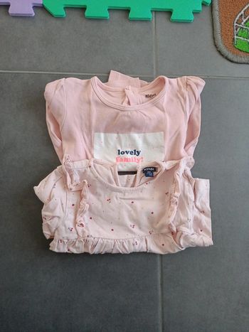 Lot 2 tee shirts, 18 mois