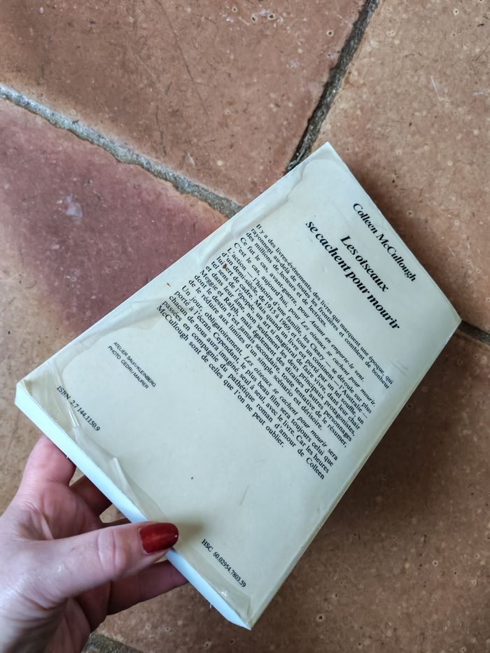 Colleen McCullough, roman Les oiseaux se cachent pour mourrir - photo numéro 2
