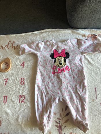 Pyjama velours minnie 3mois