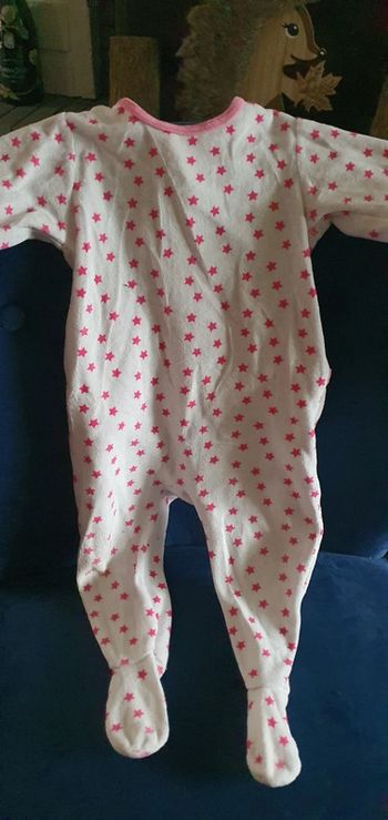 Pyjama rose 1 pièce 12 mois