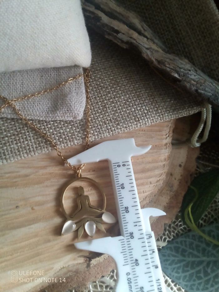 Collier sélénite féminin sacré - photo numéro 4