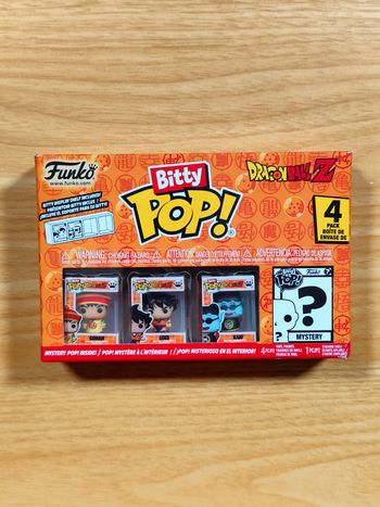 Pack 4 Funko Bitty Pop! Dragon Ball Z (Inclus MYSTERY)