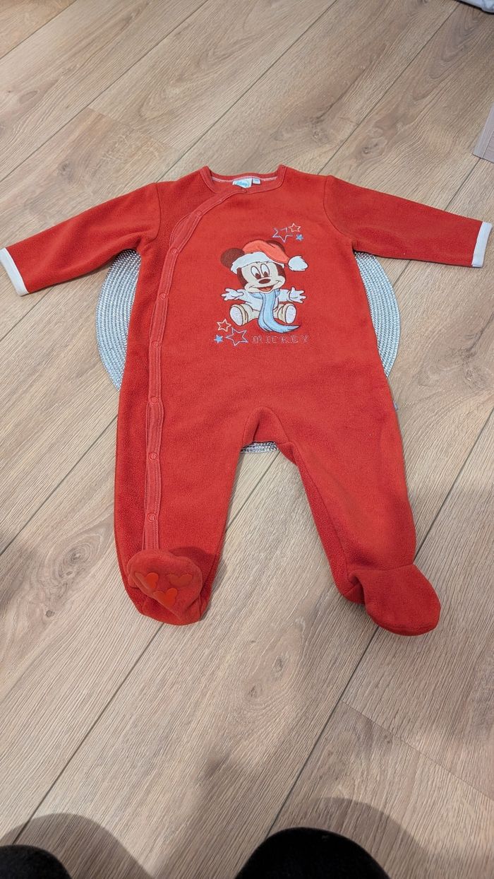 Pyjama chaud Mickey Noël.