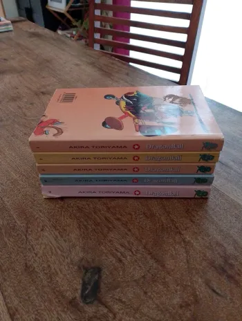 Lot de 5 mangas Dragon Ball édition pastel