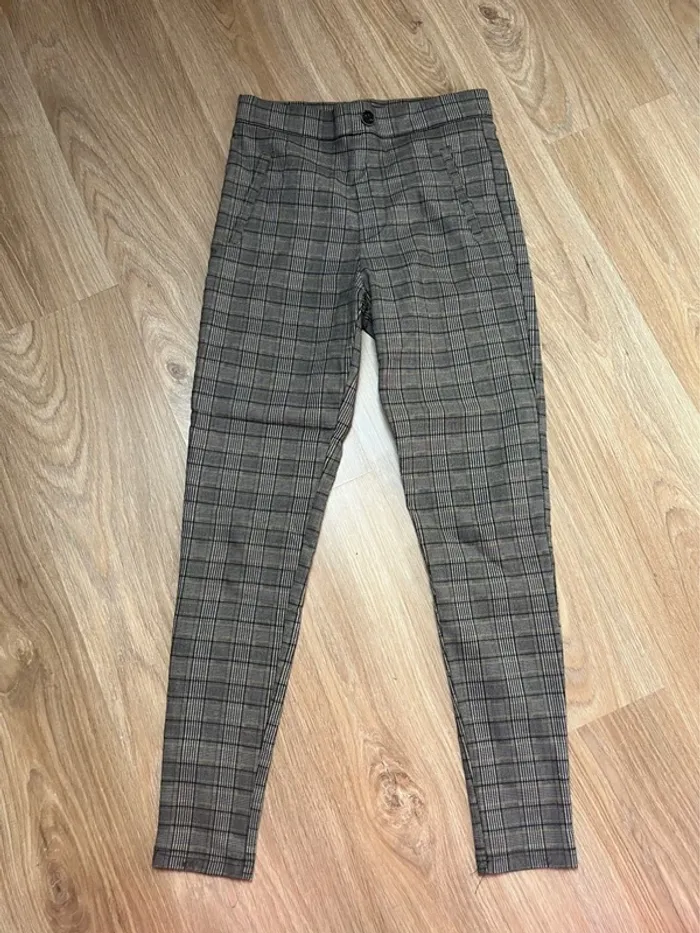 jegging Zara à carreaux