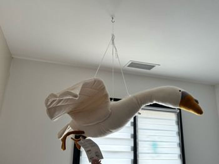 Peluche décorative cygne blanc - childhome suspension
