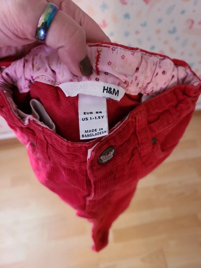 Pantalon en velours cœur - photo numéro 4