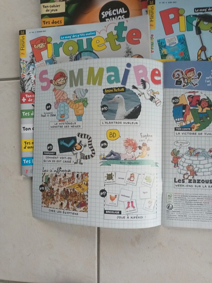 Lot de 10 magazines Pirouette pour enfants de 5 à 8 ans - photo numéro 5