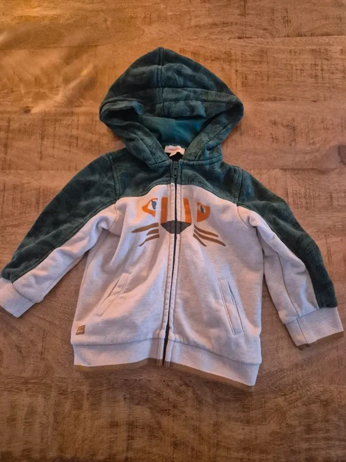 Gilet catimini zippé