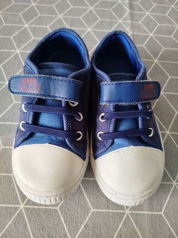 Baskets en toile Super Mario Bros pointure 26