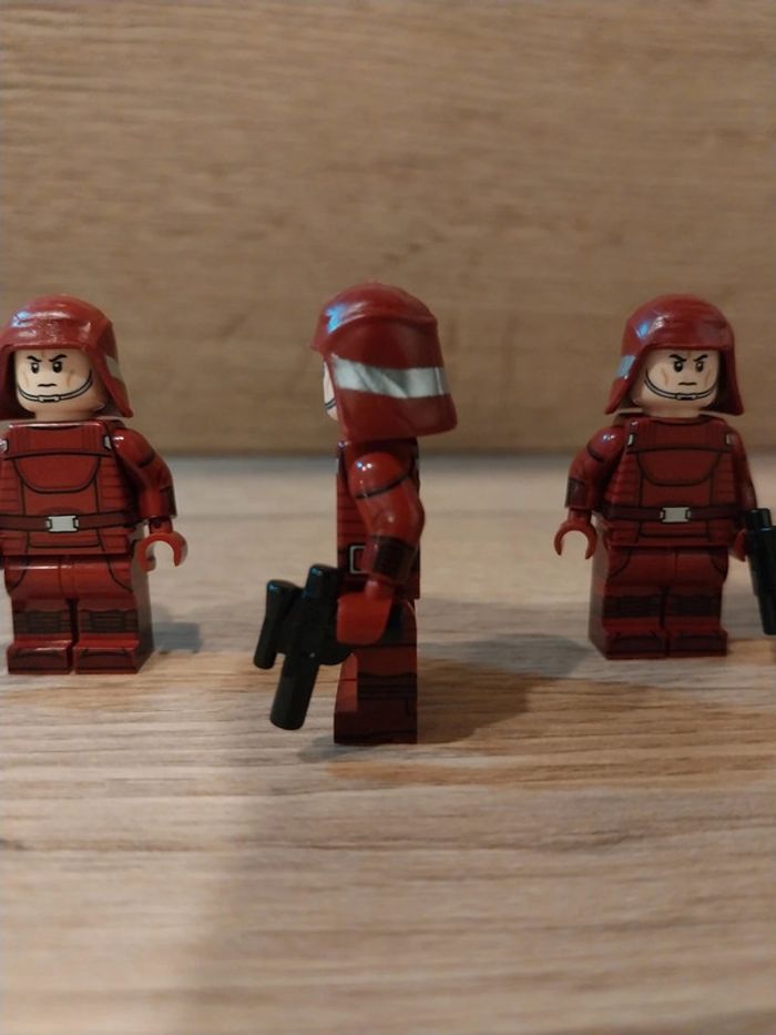 Figurines type lego custom 3 gardes de sécurité de Naboo star wars - photo numéro 3