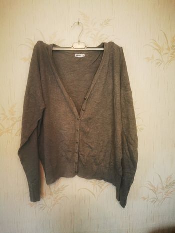 Gilet taille XL gémo gris femme