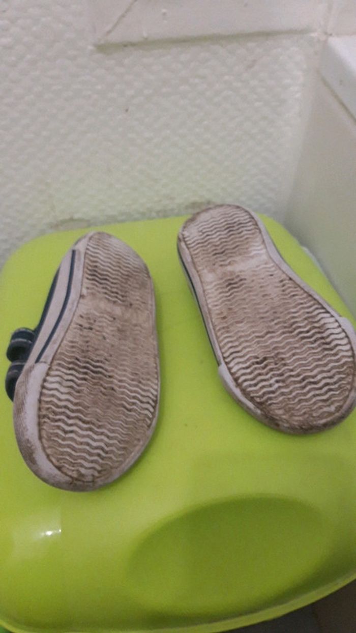 Chaussures en toile bleues - photo numéro 2