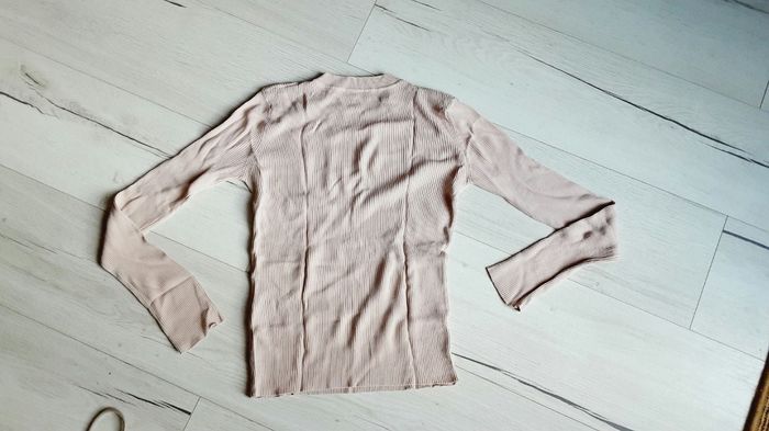 Vêtement fille tee-shirt manches longues rose 14 ans - photo numéro 3