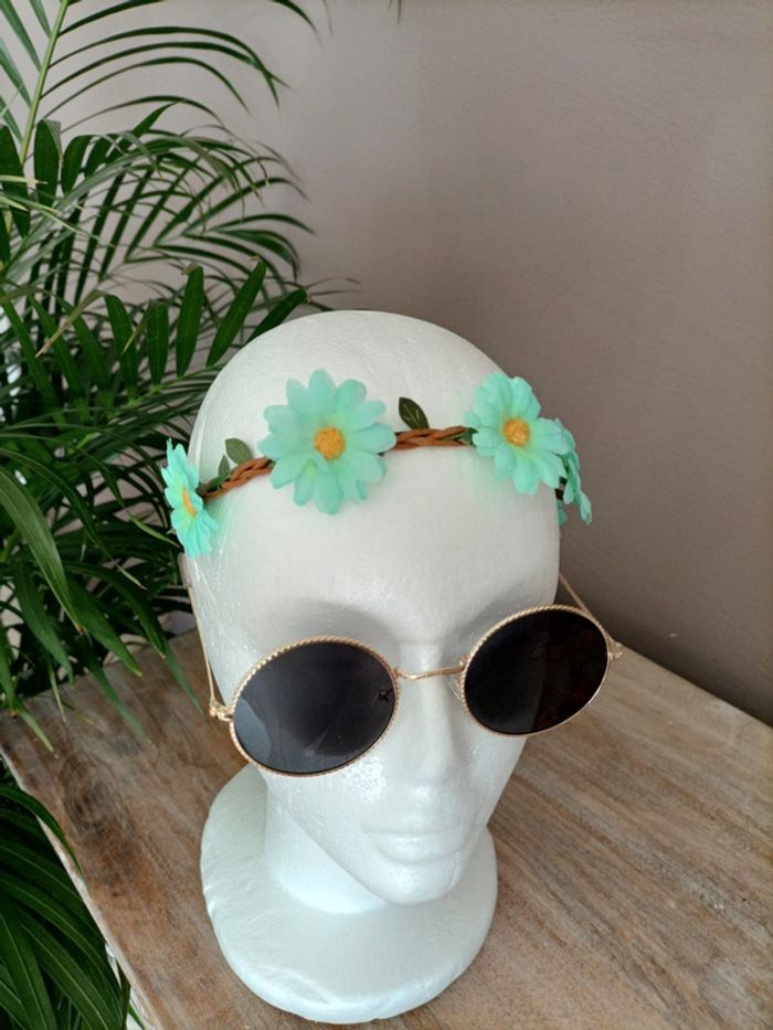 Lot de 7 bandeaux cheveux élastiques Fleurs - photo numéro 6