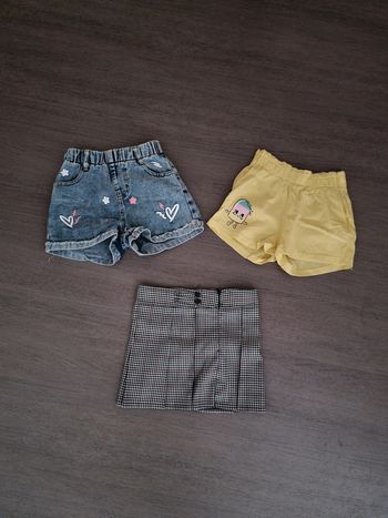 Shorts + jupe