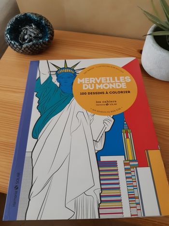 Livre de coloriage Merveilles du monde Harmonie Solar