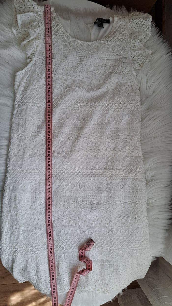 Robe blanche en dentelle Atmosphere - photo numéro 6