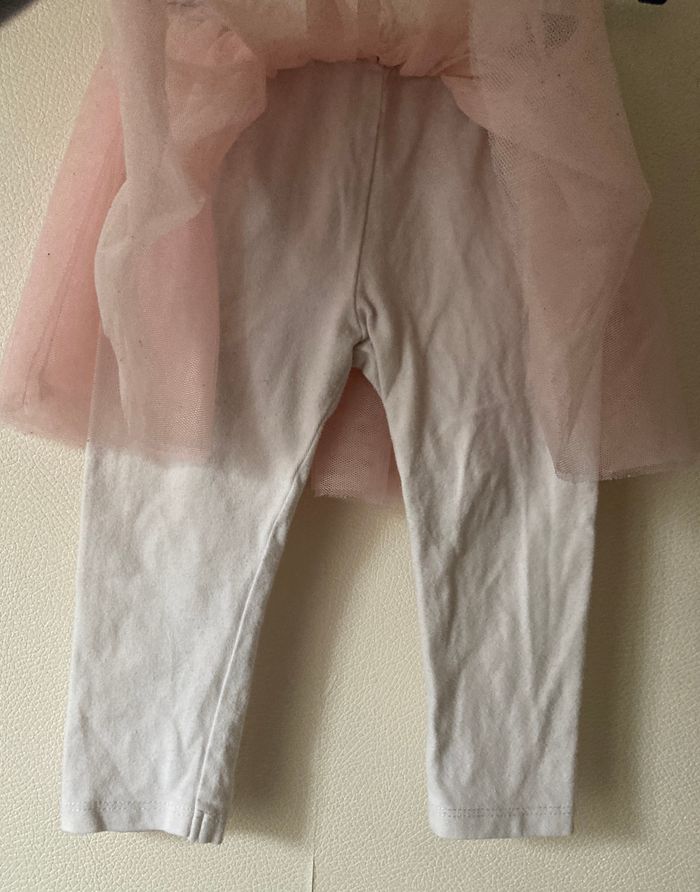 legging avec jupe en tulle fille 18 mois - photo numéro 4