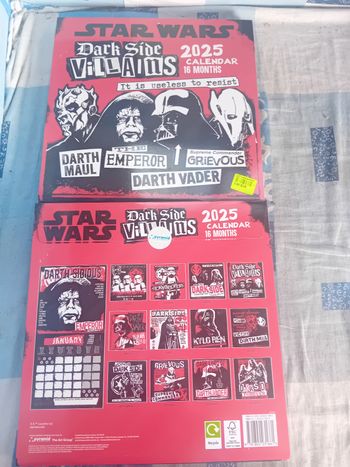 Lot 11 calendrier 2025 star wars neuf