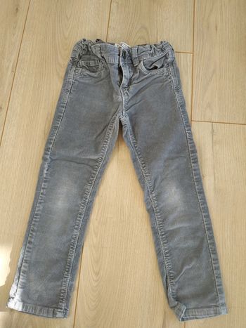 Pantalon velours slim 4 ans