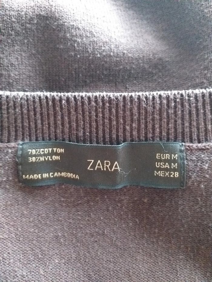 Pull marron col rond - photo numéro 4