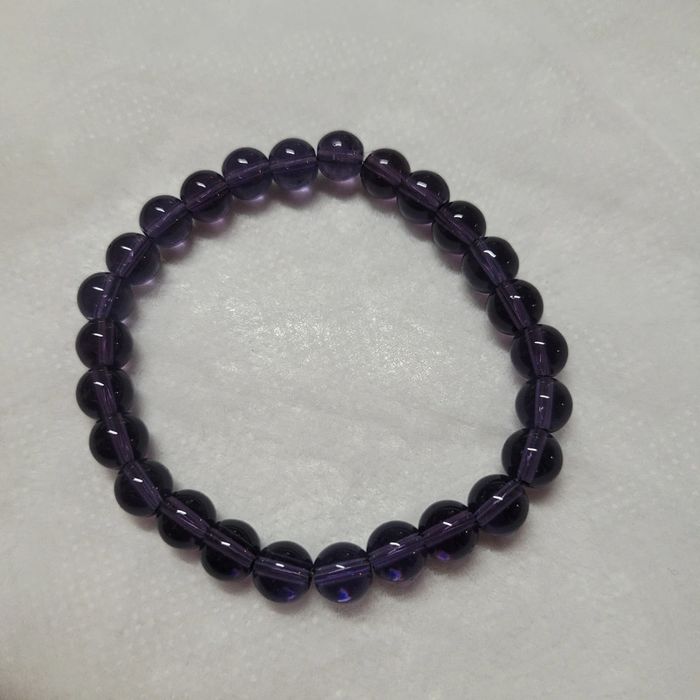 Bracelet perle mauve