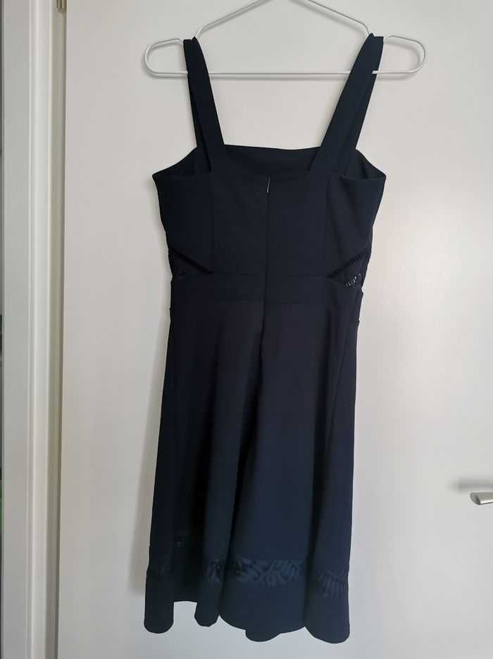Robe bleu marine - cache cache - taille 34 - photo numéro 2