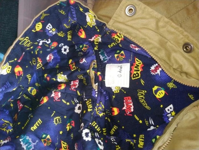 Jolie veste enduite DPAM très sympa et originale taille 9 mois - photo numéro 9