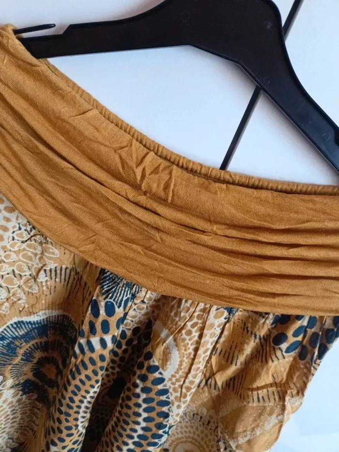 Pantalon Aladin fond moutarde - photo numéro 3
