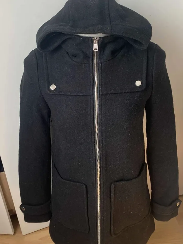 Veste parka par-dessus à capuche 43%laine XS 34 Pimkie - photo numéro 2