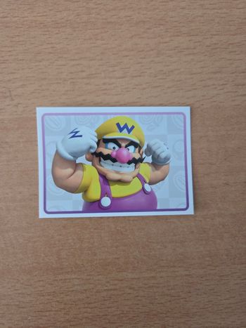 Carte Panini officielle de la collection Super Mario
