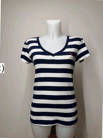 T-shirt femme Ralph Lauren Sport taille L col V