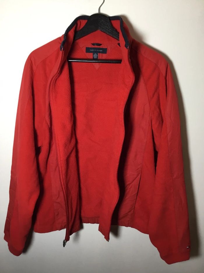 Veste polaire pour homme Tommy Hilfiger rouge taille M 101 - photo numéro 2
