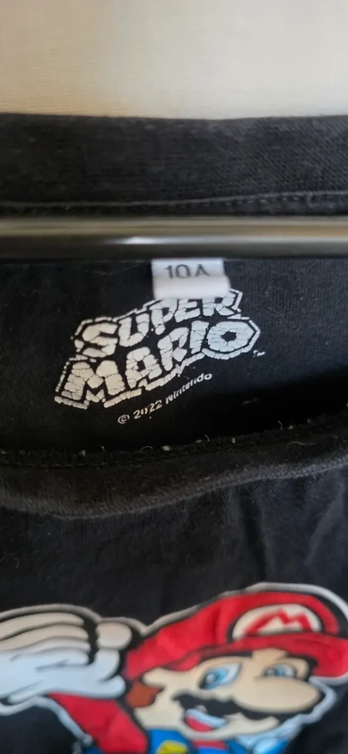 Tee-shirt 10ans Mario - photo numéro 5